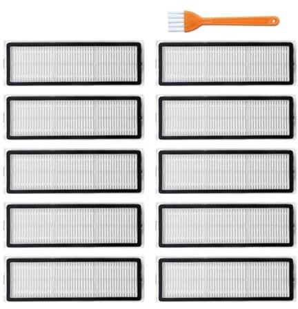 Compatibile con Dreame Bot Z10 Pro Robot aspirapolvere svuotamento automatico Spazzola principale/laterale Filtro Mop Panno Sacchetto for la polvere Serbatoio dell'acqua Scatola for la polvere Parti(A