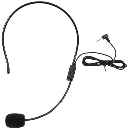 Yardwe Microfono Da Auricolare Per Lezioni e Conferenze Microfono Indossabile Per Cantante e Guide Turistiche Connessione Stabile Fedeltà