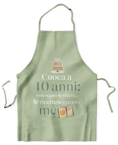 KAÏDENSÏ Grembiule Cucina Divertente - Regalo Compleanno Donna - Gadget Regali Divertenti