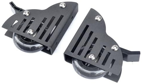 Kit ferramenta per Scala Scorrevole, libreria, 3,3-19,7 Piedi, Binario/rotaia, Rustico Nero, Binario Scorrevole per Scala Mobile per casa/Interno/soppalco/Biblioteca, Rullo per Pavimento Mon