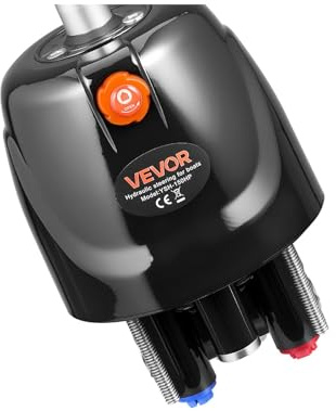 VEVOR Pompa Idraulica per Timone 150 CV per Barche Fuoribordo Pompa Idraulica Timoneria con Pressione di Esercizio max. 1000 PSI Alloggiamento in Lega di Alluminio, Valvola di Ritegno da Barca