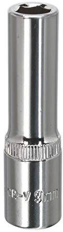 Sealey Sp3809D Walldrive Socket 9Mm Deep 3/8Sq Drive Fully Polished