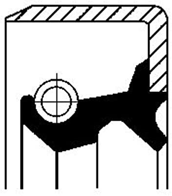 Corteco 12015875B Wellendichtring, Schaltgetriebe