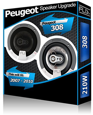 Peugeot 308 porta anteriore altoparlanti Fli audio altoparlanti auto kit 210 W
