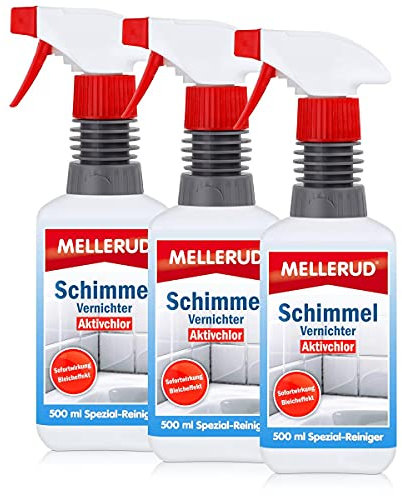 3x Mellerud Schimmel Vernichter chlorhaltig 500 ml
