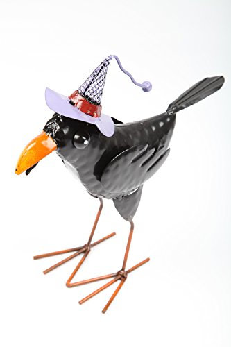 point-garden Gartenfigur aus Metall Dekofigur Rabe