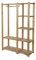 MODO24 Kleiderschrank Garderobe B-25 Regal Holzregal 2 Farben (Unbehandelt)