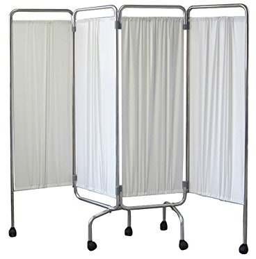 Gima 27974 Paravento 4 Abschnitte, mit Rollen