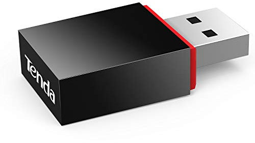 Tenda U3 WLAN USB Adapter, Mini Größe USB Stick (300 Mbit/S, AP-Modus, kompatibel zu Windows 11/10/8.1/8/7/XP, Mac OS 10.7-10.12, Linux) Schwarz
