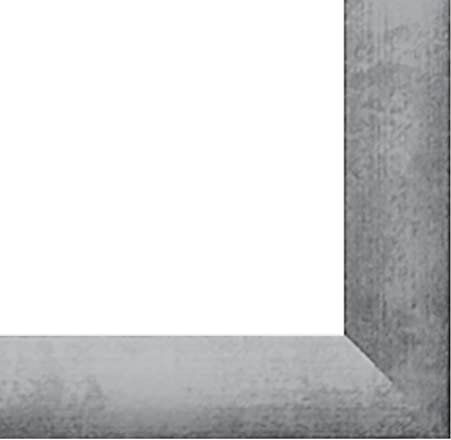 Olympia MDF Bilderrahmen Posterrahmen 105x70 cm Farbwahl Eisen Gewischt Dekor 70x105 cm mit Antireflex-Acrylglas