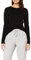 OPUS Damen Langarmshirt | Longsleeve SMILLA Slim aus Jersey Black, 44