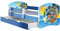 ACMA Kinderbett Jugendbett mit Einer Schublade und Matratze Blau mit Rausfallschutz Lattenrost II 140x70 160x80 180x80 (21 Piraten, 180x80 + Bettkasten)