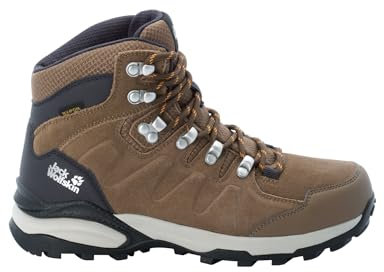 Jack Wolfskin Damen Refugio Texapore Mid W, Brown / Apricot, 36 EU