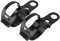 ANCLLO Motorrad-Blinker-Halterung, Klemme, schwarz, Motorrad-Lichtanzeiger, Gabel-Halterung, 30–43 mm