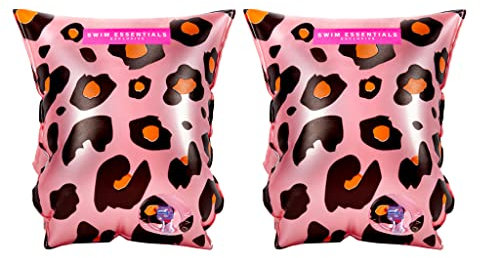 Swim Essentials Schwimmflugel, mit zwei Luftkammern und flache Innenseite, komfortabel, Rosa Gold