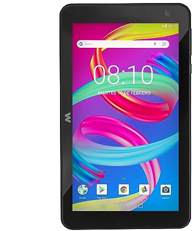 Woxter X-70 Pro Black - Tablet Android, 7 HD, CPU Quad Core 64 bits, 2 Gb Ram, Android 11, Bluetooth, Wi-FI, 16Gb + Micro-SD, color negro