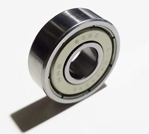 Jdon-hats FJY-WHEEL 8 Stück 8 mm geschirmte NMB-Lager 608 608z 608zz Kugellager 8 mm x 22 mm x 7 mm Kick Scooter Skateboards Rollerblade Inline Skating