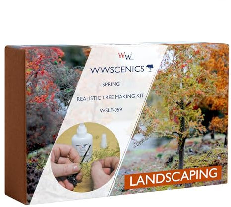WWScenics Spring Realistic Tree Making Kit | WSLF-059 | for Model Scenery & Dioramas