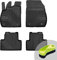 FROGUM No.77 Gummimatten Ganzjahresset von Auto Fußmatten Autofussmatten für Opel Zafira C Tourer 2012-2019 | Langlebiges TPE Material