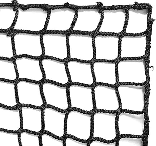 Aoneky Fußball Backstop Netz 3x3M/3x6M | Quadratisches 10x10cm No Knot | Containment, Sportives Trainingsfeldnetz für Basketball, Schule (3x3M)