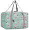 Ryanair Handgepäck 40x20x25cm Handgepäck Tasche für Flugzeug Reisetasche Klein Faltbare Sporttasche Weekender Handgepäck Koffer für Herren und Damen von WANDF(Blauer Flamingo 20L)