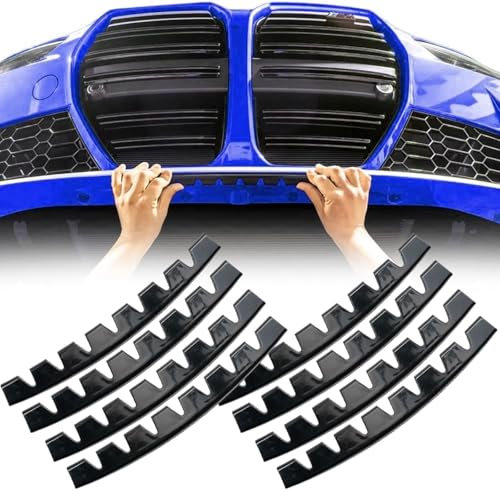 Front Bumper Scrape Guard, AUTOXBERT 8 PCS Car Bumper Protector Guard Chassis Anti-Skid Kit Scrape Protector Anti-Scratch Diy Protector for Cars with Pre-Attach