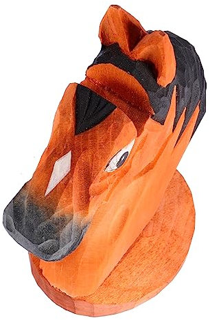 NUOBESTY 1 Stk Brillengestell Aus Holz Tier Brille Brillenhalter Tisch Vitrine Für Brillen Brillenständer Tier Geformt Schreibtisch Dekor Hund Statue Hundestatue Handbuch Lesebrille Hölzern