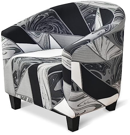 jianyana tullsta sesselbezug, Universal Sesselschoner Elastisch Sesselüberwurf sesselbezug Stretch hussen für Sessel für Einzelsofa, Clubsessel, Cocktailsessel, (Geometrie)