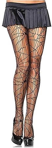 Mizijia Spinnennetz strumpfhose, Strumpfhose spinnennetz, Halloween strumpfhose, Schwarz Sexy Netzstrümpfe Strümpfe, für Damen Karnevals-party Halloween