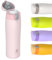 AORIN Borraccia Termica, Bottiglia in Acciaio Inox, 350ml/500ml/750ml Borraccia Bambini, Senza BPA e Perdite, Thermos per Sport, Outdoor e Biciclette, Con Coperchio con Cannuccia e Beccuccio
