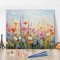 TISHIRON Blumen Malen nach Zahlen Erwachsene mit Pinseln Blühende Blumen Malen nach Zahlen für Erwachsene Malvorlagen Bunte Pflanzen DIY Malen nach Zahlen Kits Kunsthandwerk 40 x 50 cm(rahmenlos)