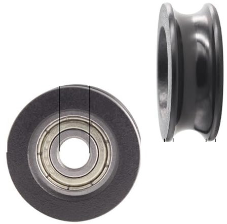 Tabletop Filament Support Holder Metallmaterialregale liefert festen Sitz, for ABS PLA 3D-Druckmaterial-Rack-Fach (Color : U Groove Bearing)