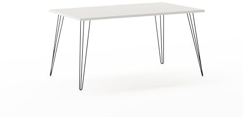 Schildmeyer Fynn Schreibtisch Esszimmertisch 1600, 701912, Weiß, 160 x 80 x 74 cm