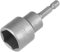 Fixinus Douille magnétique de 19 mm - Douille hexagonale de 1/4 - Pour perceuses, tournevis à écrou et adaptateur de douille à percussion - 1 pièce