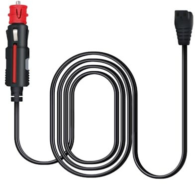 KFZ Kühlbox Ersatzkabel DC12V 10-16 Ampere des Stroms 3 Meter, für Kühlbox Dometic, Alpicool, Waeco CF, ARB, Setpower, ICECO, Zigarettenanzünder stecker Ersatzkabel Kühlbox Kable