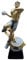 eberin – Handball Pokal 18 cm, Trophäe & Award, Resinfigur Handballspieler im Sprung, perfekt für Vereinsturniere & Schulmeisterschaften, personalisierbar