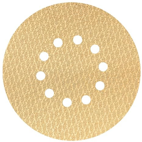 GEOGIEEW 40 pezzi Dischi Abrasivi 225mm 10 Fori Grana 40/60/80/100/120/150/180/240 Rotondi di Carta Vetrata per Levigatrici a Collo Lungo Smerigliatrici per Cartongesso Parete e Levigatrice a Soffitto