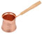 Mikinona Caffettiera Turca Rame con Pot per Latte Versatile e Caffetteria Design