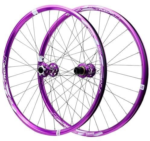 Fahrrad-Radsatz 26 27,5 29 Zoll Mountainbike Laufradsatz Aluminiumlegierung Scheibenbremse Vorderrad Und Hinterrad Für 7-12 Geschwindigkeit 32H(26in)