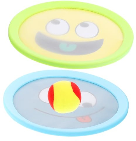 LRXIYODE Interaktives Klettballspiel Kinder Leichte Fangspielzeuge mit Klebrigem Griff Drinnen und Draußen für Kindergarten und Eltern Kind Spaß