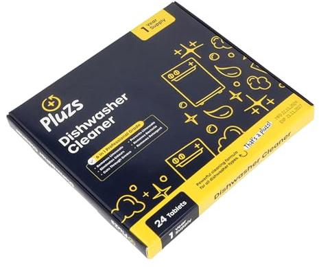 sparefixd Suitable For PLUZS Dishwasher Cleaner & Descaler UNIVERSAL