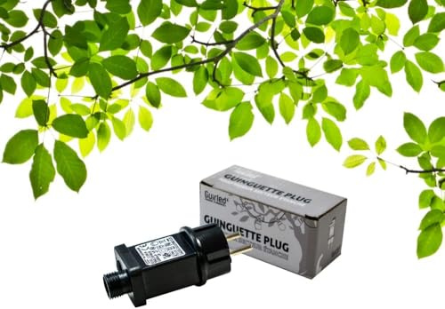 Guirled - Adaptateur Secteur 230V pour Guirlande Lumineuse Guinguette Premium Étanche IP44 - Utilisez Votre Guirlande sans contrainte d'autonomie - Noir