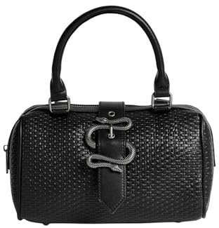 Killstar Tasche In The Hollow Snake Buckle Gothic Handtasche Schlange Metallverschluss