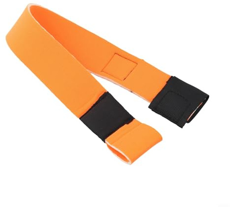 Bracelet flottant en néoprène pour moteur de bateau - Cordon souple réglable pour la sécurité du moteur hors-bord - Bracelet de rechange en nylon durable - Rouge (orange)
