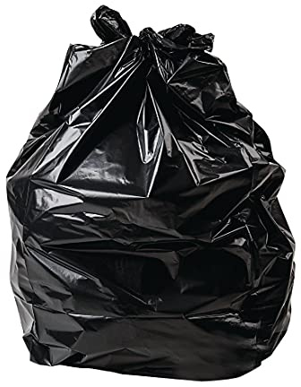 Jantex Heavy Duty Waste Compactor Sacks 120Ltr, Black (Pack, 508X863X117mm | Supplied in a pack of 100 to reduce tear risk during heavy waste compactor disposal in busy commercial environments.