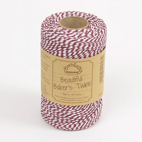 100m - Everlasto Original 'Beautiful Bakers Twine' (2mm approx) (Burgundy)
