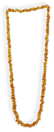 Budawi® Bernstein Kette Halskette Splitter Länge 60 cm Schmuck