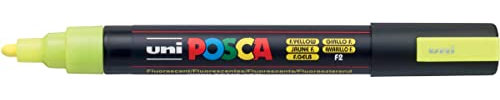 Posca PC5 M Marker Medium Bullet Neon Yellow Paste