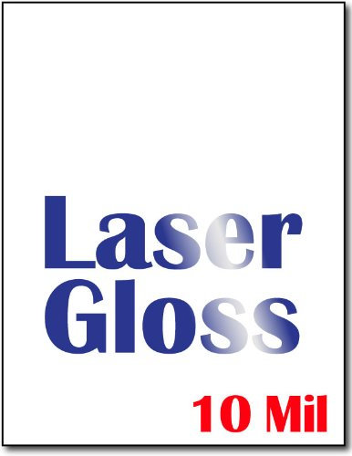 Desktop Publishing Supplies Schwerer Laser Karton (Single Sided Gloss) – 50 Blatt weiß