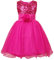JerrisApparel Principessa Ragazza Fiore Paillettes Festa Matrimonio Vestito (3 Anni, Rosa)